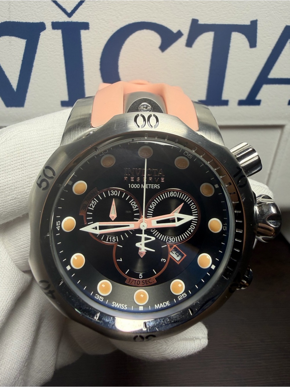 Invicta Reserve Venom Swiss Chronograph Watch 1000M 53.7MM - (14005)